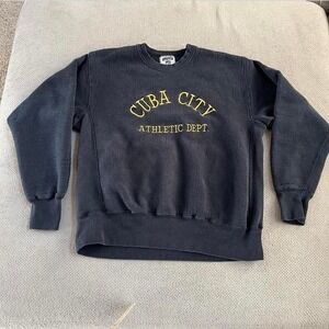 Vintage 1990s Cuba City athletic department sweatshirt